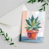 多肉植物 水彩画 植物学 ポストカード
