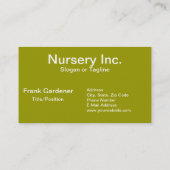 多肉植物 – Echeveria植物 名刺 (裏面)