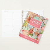 多肉毎週月の個人パーソナライズされたPl プランナー手帳 (ディスプレー)