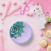 多肉水彩ラベンダーレース ペーパーボウル (パーティー)