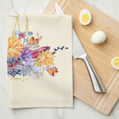 多肉汁の水が他の母の日に キッチンタオル (四つ折り)