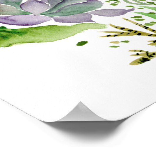 多肉球 ポスター (角)