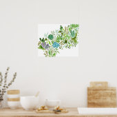 多肉球 ポスター (キッチン)