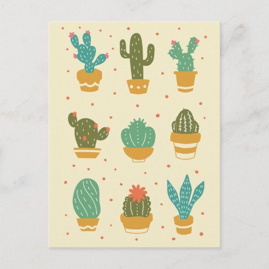 多肉用挨拶カード シーズンポストカード (正面)