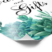 多肉的なカードと結婚ギフトのサイン。カクタス フォトプリント            (角)