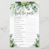 多肉的なフローラの緑がゲストのゲームを見つける (正面)