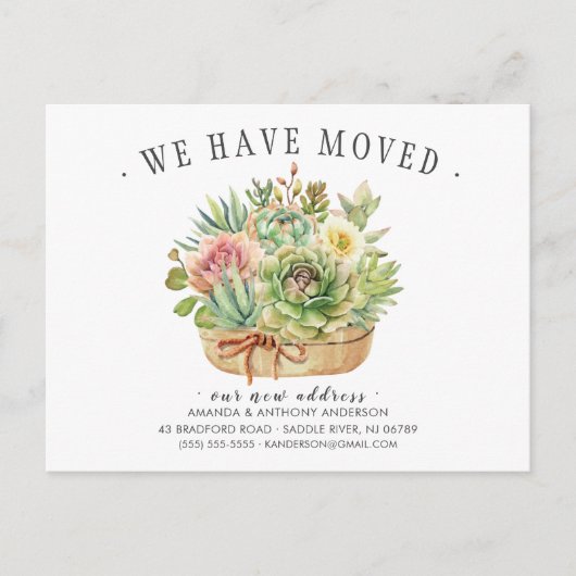 多肉的な動きの発表 案内ポストカード (正面)