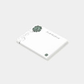 多肉的な注パーソナライズされた記 ポストイット (アングル)