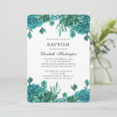 多肉的バプテスマ。ミントのサボテン。カッティ 招待状 (スタンド正面)