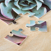 多肉砂漠のバラサボテン色の写真11 x 14 ジグソーパズル (側面)