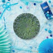 多肉種の砂漠植物 ペーパープレート (パーティー)