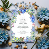 多肉種結婚類 招待状