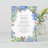 多肉種結婚類 招待状 (スタンド正面)