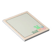 多肉筆書き：メモ帳 ノートパッド (アングル)