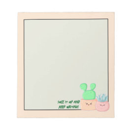 多肉筆書き：メモ帳 ノートパッド