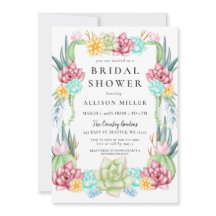 多肉素朴サボテンバラフローラブライダルシャワー