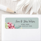 多肉素朴サボテンバラフローラ結婚 ラベル (インサイチュ)