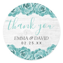 多肉素朴フローラエレガントな結婚式ありがとう