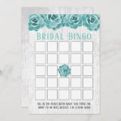多肉素朴フローラブライダルシャワービンゴ (正面/裏面)