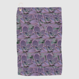 多肉紫色 ゴルフタオル