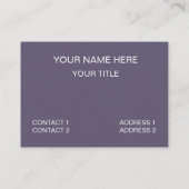 多肉紫色 名刺 (裏面)