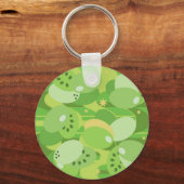 多肉緑色 キーホルダー (正面)