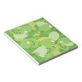 多肉緑色 ノートパッド (アングル)