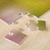 多肉花の散カラフル漫な像 ジグソーパズル (側面)