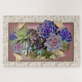 多肉芸術 ジグソーパズル (横)