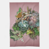 多肉表示 キッチンタオル (縦)