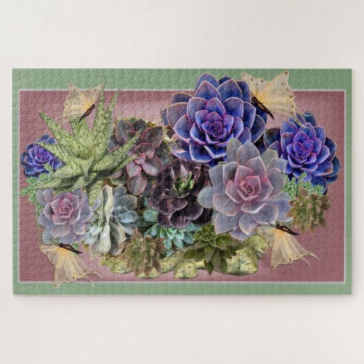 多肉表示 ジグソーパズル (横)