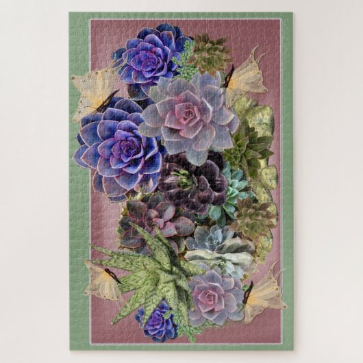 多肉表示 ジグソーパズル (縦)