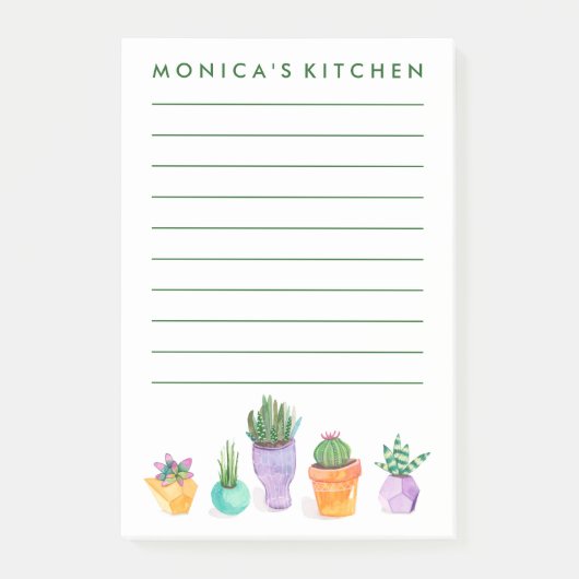 多肉表示 ポストイット (正面)