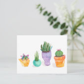 多肉表示 ポストカード (スタンド正面)