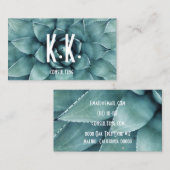 多肉質の名刺 名刺 (正面/裏面)