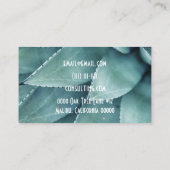 多肉質の名刺 名刺 (裏面)