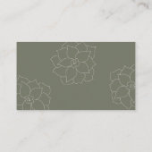 多肉質の名刺 |薬用スタイル 名刺 (裏面)