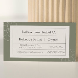 多肉質の名刺 |薬用スタイル 名刺