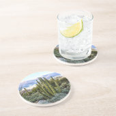 多肉質の夕日 コースター (側面)