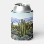 多肉質の夕日 缶クーラー (缶正面)