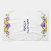 多肉質の水がモミーの台所に彩る キッチンタオル (横)