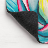 多肉質の水彩画 マウスパッド (コーナー)