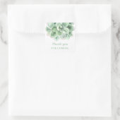 多肉質の赤ちゃんシャワー。の感謝していために来は スクエアシール (バッグ)