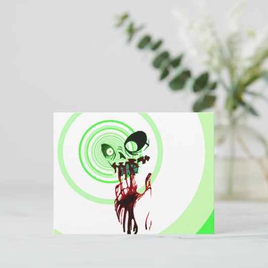 多肉質の ポストカード (スタンド正面)