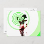 多肉質の ポストカード (正面/裏面)