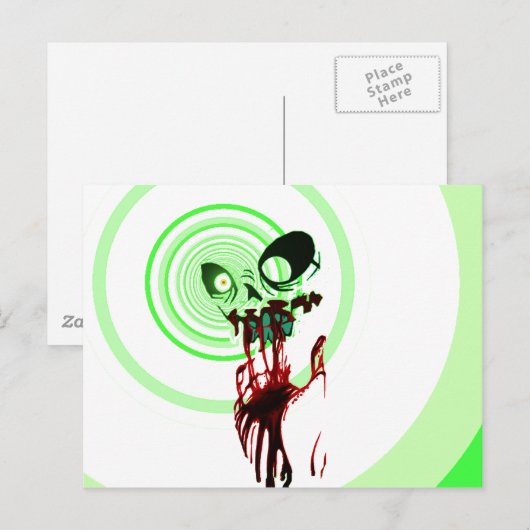 多肉質の ポストカード (正面/裏面)