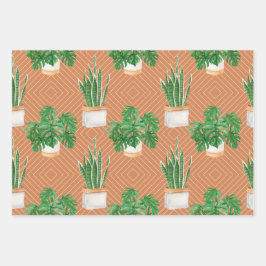 多肉質の ラッピングペーパーシート