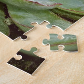 多肉質の、雌鳥と雛 ジグソーパズル (側面)