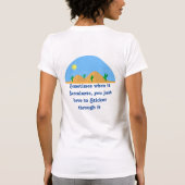 多肉質の Tシャツ (裏面)