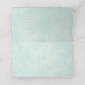 多肉質ガーデンの水彩 プレイスカード (内部開封)